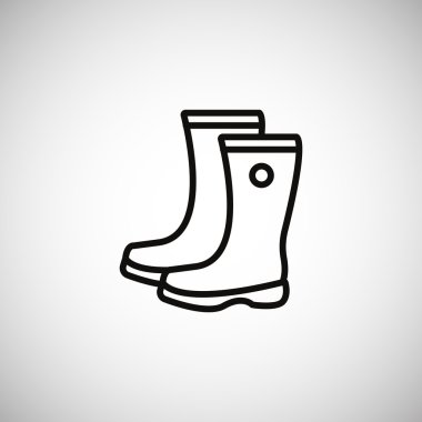 lastik çizmeler simgesinin