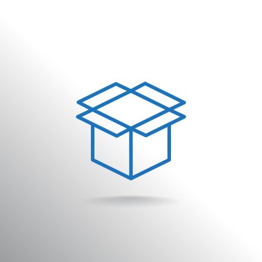 paket karton kutu simgesi