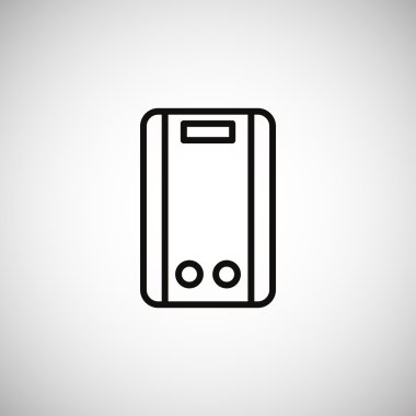 Elektrikli su kazan simgesi