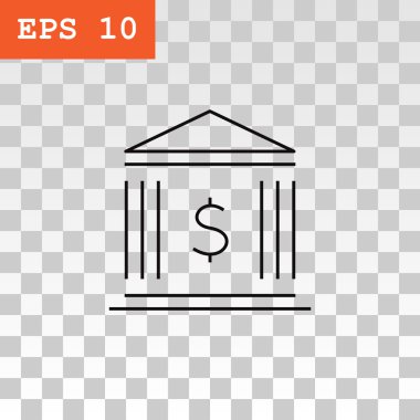 banka binası simgesi