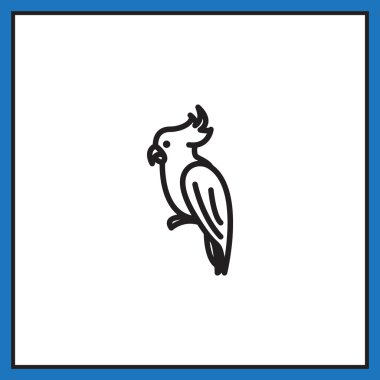 Papağan kuş simgesi