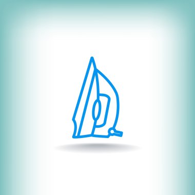 Buhar elektrik demir simgesi