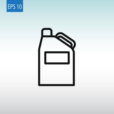 Bidon benzin simgesi