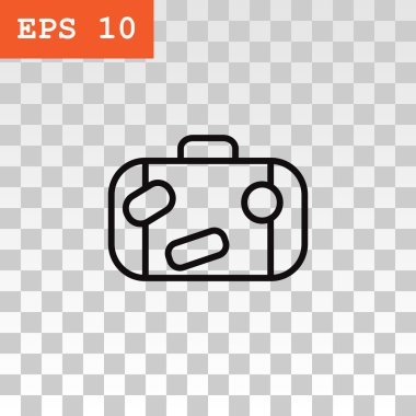 Turizm Seyahat bavul simgesi