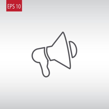 ses megafon, hoparlör simgesini