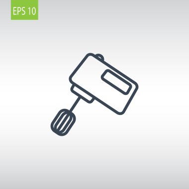 Mutfak karıştırıcı simgesi