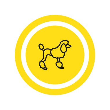 Köpek web simgesi. 