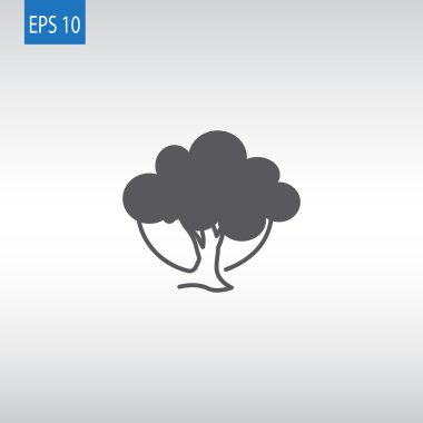 soyut ağaç simgesi