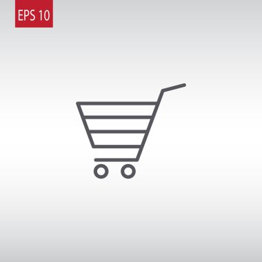 Alışveriş arabası simgesi 