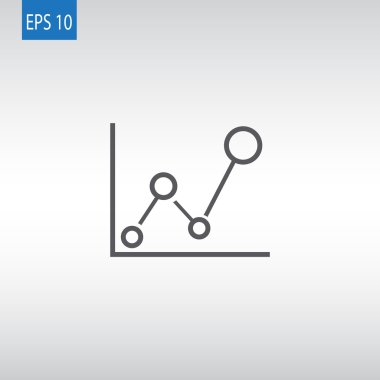 iş grafik diyagramı simgesi