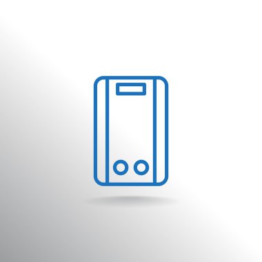 Elektrikli su kazan simgesi