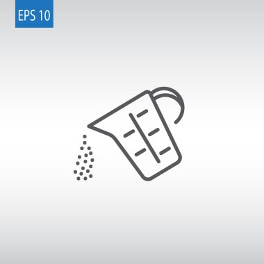 mutfak ölçüm cam kutsal kişilerin resmi