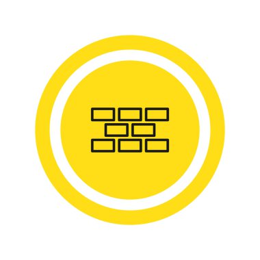 İnşaat tuğla simgesi