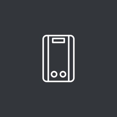 Elektrikli su kazan simgesi