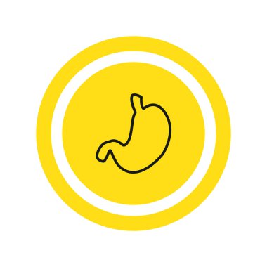 İnsan mide organı simgesi