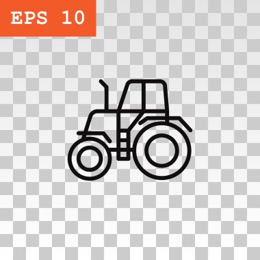 çiftlik traktörü simgesi 