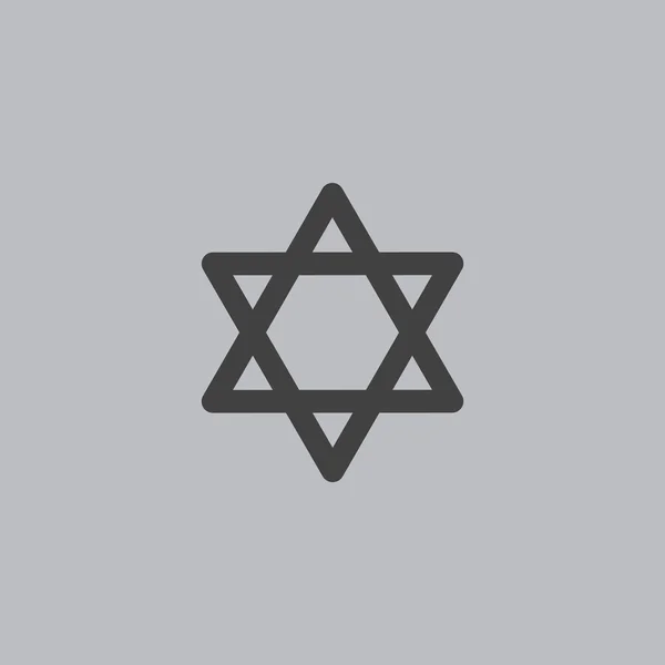 Икона Звезды Давида . — стоковый вектор