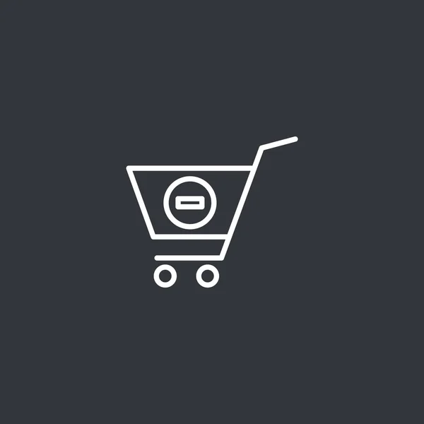 Icono del carrito de compras — Vector de stock