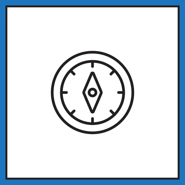 Navigation compass icon — Stock Vector