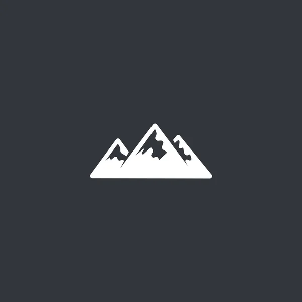 Góry, turystyka ikona — Wektor stockowy