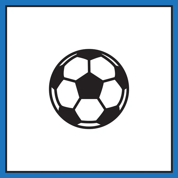 Ícone de bola de futebol — Vetor de Stock