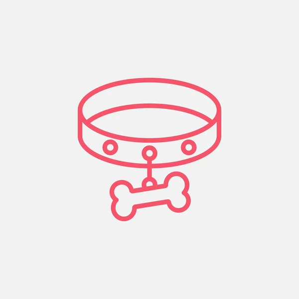 Icono de collar de perro — Vector de stock