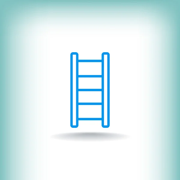 Escalier icône web — Image vectorielle