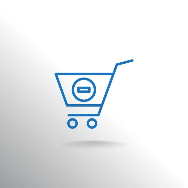 Icono del carrito de compras — Vector de stock