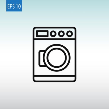 çamaşır makinesi simgesi