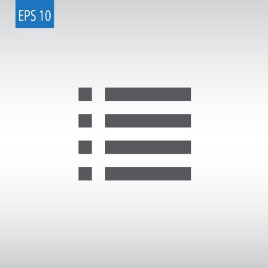 Denetim listesi, liste simgesi