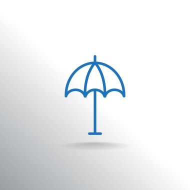 Plaj Şemsiyesi Simgesi