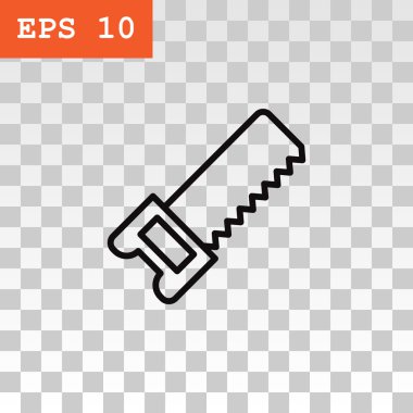 demir testeresi aracı simgesini