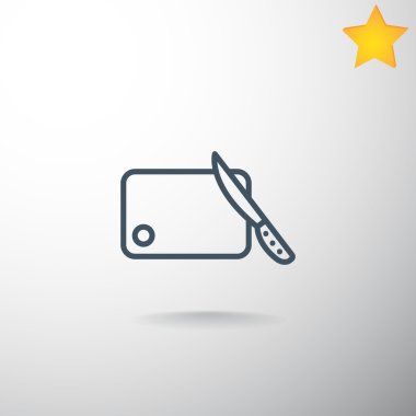 bıçak ve yönetim kurulu simgesi