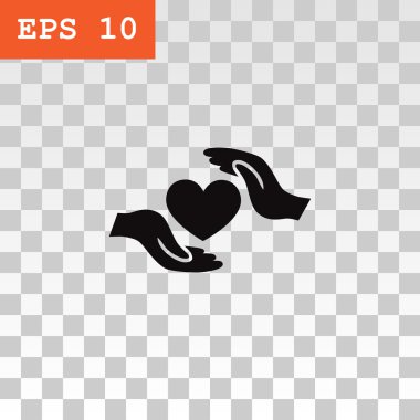 Kalp şekli el simgesi