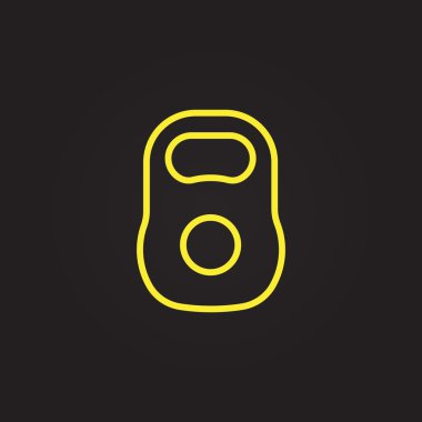 Spor ağırlık kettlebell simgesi