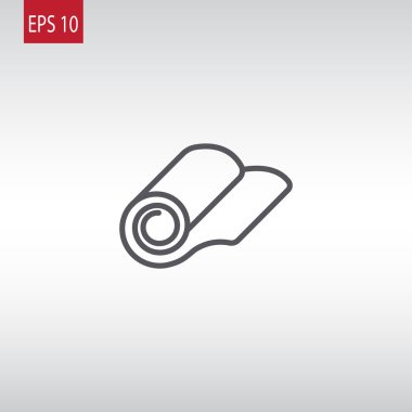 rulo duvar kağıdı simgesinin