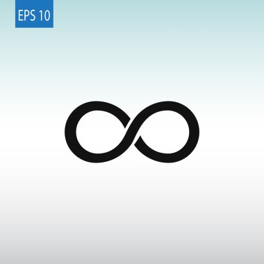 Infinity soyut işareti simgesi  