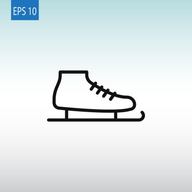 buz paten ayakkabı simgesi