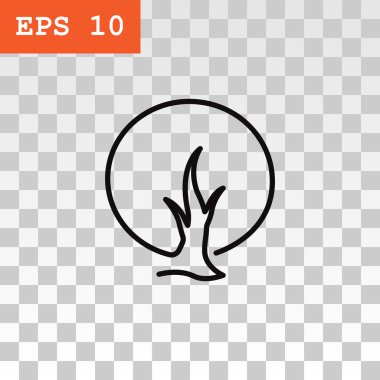 soyut ağaç simgesi