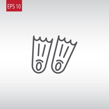 Yüzme, Dalış palet simgesi