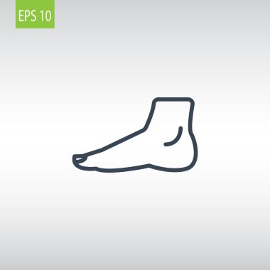 İnsan ayağı simgesi 