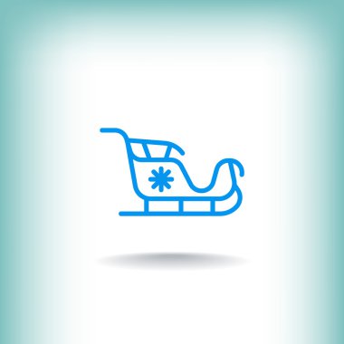 Noel Baba'nın kızağı simgesi