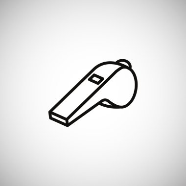 Hakem düdük simgesi