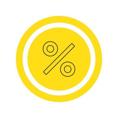 yüzde işareti simgesi