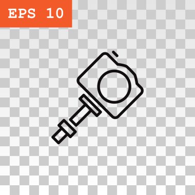 monopod selfie simgesi