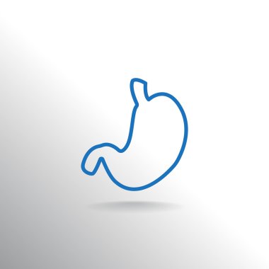 İnsan mide organı simgesi