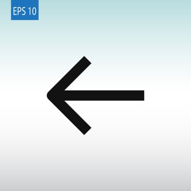 önceki, geri ok simgesi