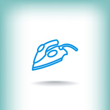 Buhar elektrik demir simgesi