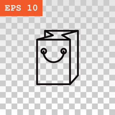 alışveriş çantası simgesi