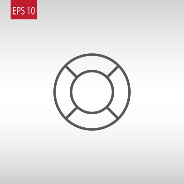 Lifebuoy. Kauçuk halka simgesi